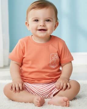 v-mart Graphic Print T-Shirt & Shorts Set-picture-42