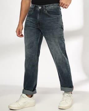 john players jeans Men Mid-Rise Straight Fit Jeans-picture-17