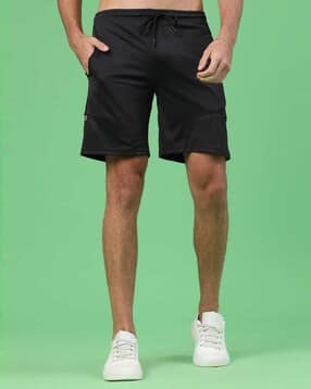 limeroad Men Regular Fit Mid-Rise Knit Shorts-picture-30