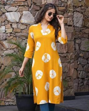 indie picks Women Floral Print Straight Tunic-picture-12