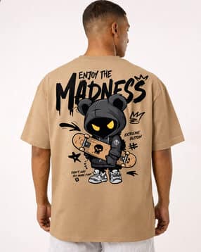crazybee x ag Men Graphic Print Relaxed Fit Crew-Neck T-Shirt-picture-42