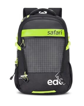 safari Men Checked Laptop Bagpack 17"-picture-22