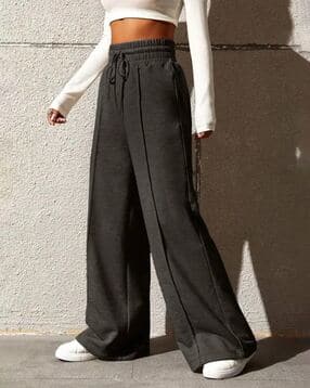 kiba Women Wide Track Pants with Elasticated Waistband-picture-20
