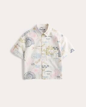 marks & spencer Boys Graphic Print Relaxed Fit Shirt with Patch Pocket-picture-26