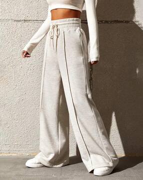 kiba Women Wide Track Pants with Elasticated Waistband-picture-24