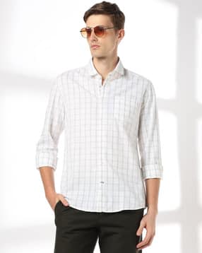 netplay Men Checked Slim Fit Shirt with Patch Pocket-picture-30