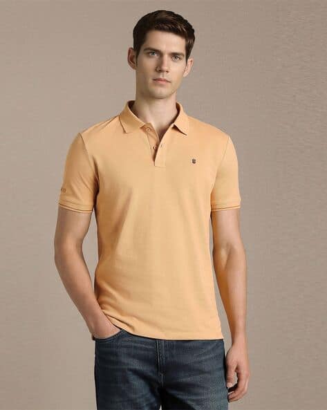 LOUIS PHILIPPE Men Slim Fit Polo T-Shirt