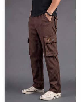 buda jeans co Men Relaxed Fit Flat-Front Cargo Pants-picture-33