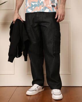 wrogn Men Mid-Rise Cargo Pants-picture-48