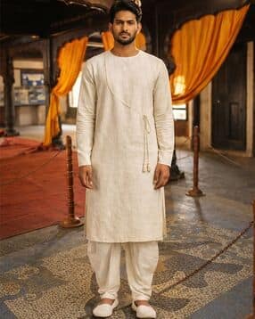 indie picks Hand-Dyed Angarakha Style Long Kurta Set-picture-12