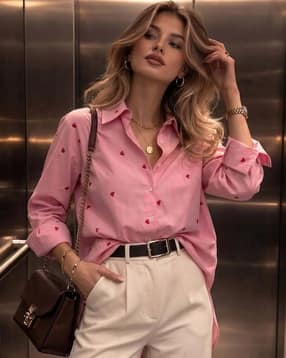 Women Printed Tunic-Style Shirt-image-11
