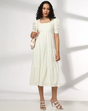 rio Women Schiffli Embroidered Tiered Dress-picture-44