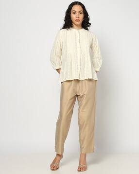 yousta Women Straight Pants with Insert Pocket-picture-6