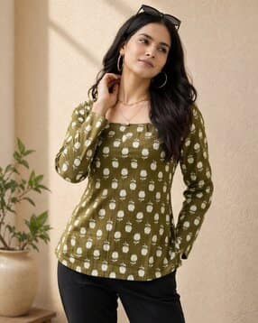 nyrika Women Printed Relaxed Fit Top-picture-32