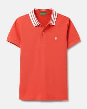 united colors of benetton Boys Regular Fit Polo T-Shirt with Logo Embroidered-picture-30