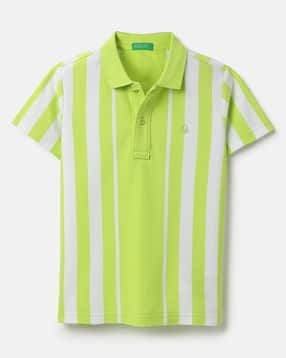 united colors of benetton Boys Striped Regular Fit Polo T-Shirt-picture-40