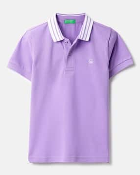 united colors of benetton Boys Logo Embroidered Regular Fit Polo T-Shirt-picture-14