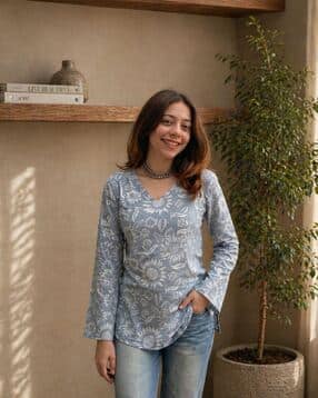 nyrika Women Floral Print Relaxed Fit Top-picture-24