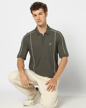 armani exchange Piping Sportswear Regular Fit Polo T-Shirt-picture-49