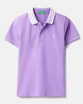 united colors of benetton Boys Regular Fit Polo T-Shirt with Striped Collar-picture-15