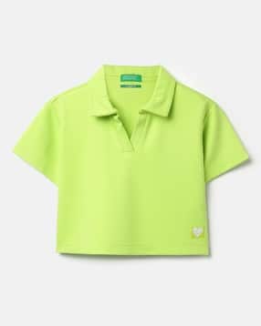 united colors of benetton Girls Regular Fit Polo T-Shirt-picture-12