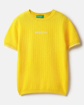 Boys Patterned Regular Fit Round-Neck T-Shirt-image-22