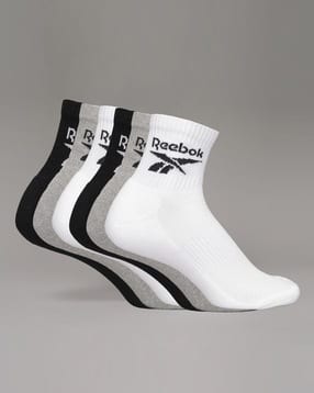 reebok Set of 5 Brand Print Ankle-Length Socks-picture-24