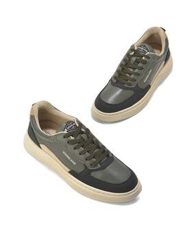 Men Low-Top Lace-Up Sneakers-image-27