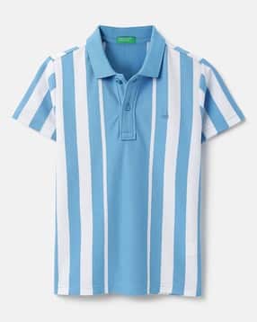 united colors of benetton Boys Striped Regular Fit Polo T-Shirt-picture-37