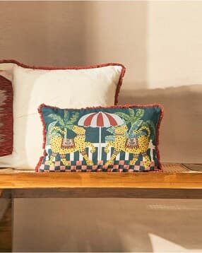 chumbak Printed Rectangular Cushion Cushion Cover-picture-37