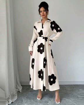 ki studio Women Floral Print A-Line Dress-picture-24