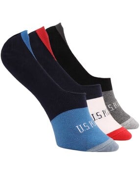 u.s. polo assn. Pack of 3 Men Colourblocked No-Show Socks-picture-39