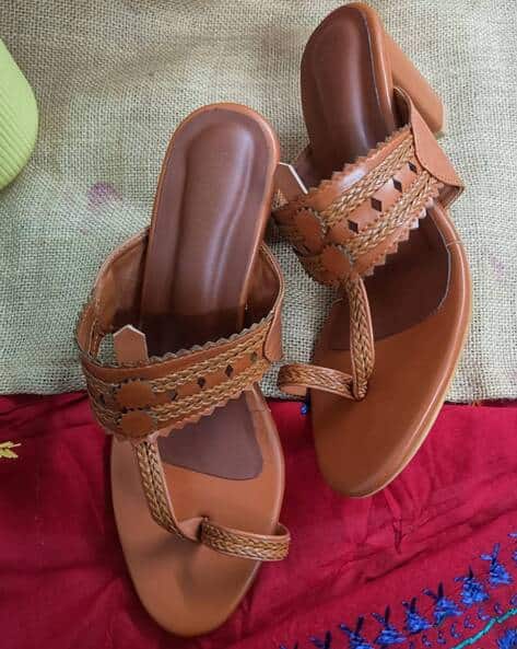 Indie Picks Kolhapuri Heeled Sandals