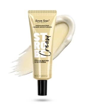seven seas Strobe Cream 3 in 1 Highlighting Primer Moisturizer with Cocoa Butter & Aloe Vera-Gold-picture-18