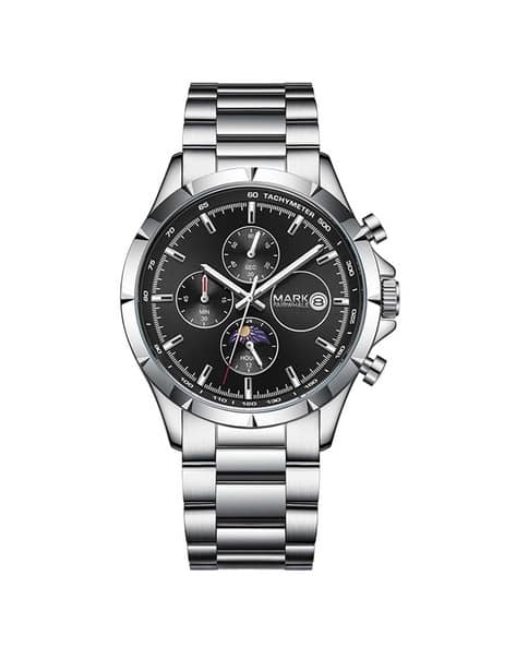 Mark Fairwhale Men Chronograph Watch with Stainless Steel Strap - FW-5065-S1
