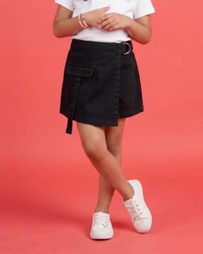 kiddopanti Girls Mid-Rise Regular Fit Skorts-picture-27