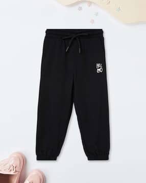 max Girls Typographic Print Straight Joggers -picture-13