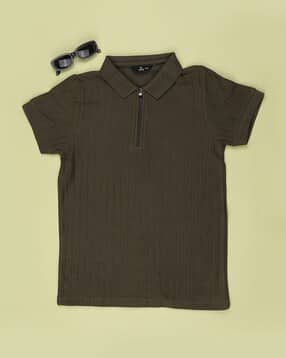 v-mart Boys Regular Fit Polo T-Shirt with Short Sleeves-picture-27