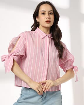 dnmx Women Striped Regular Fit Shirt-picture-30