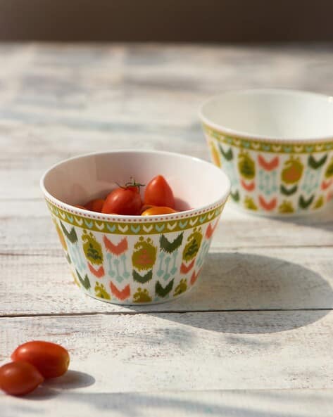 CHUMBAK Set of 2 Ikat Paisley Bowls Gift Sets
