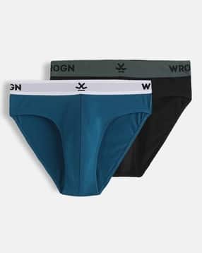 wrogn Men Pack of 2 Comfort Stretch Brief-picture-25