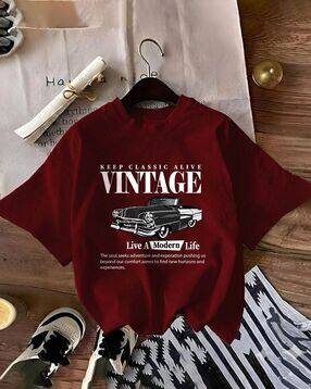 ausk Women Printed Round-Neck T-Shirt-picture-32