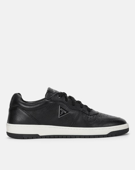Perforated Nekov Basket Lace-Up Sneakers