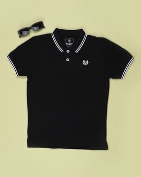 v-mart Boys Embroidered Regular Fit Polo T-Shirt-picture-36