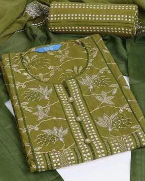 kami kubi Women 3-Piece Embroidered Unstitched Dress Material-picture-31
