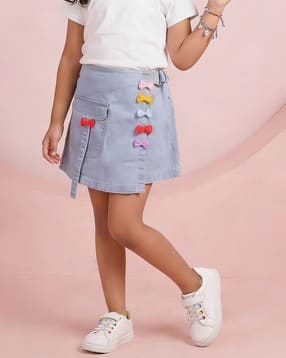 kiddopanti Girls Mid-Rise Regular Fit Shorts-picture-35