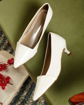 flat n heels Women Pointed-Toe Kitten Heels-picture-0