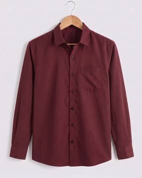 tigersnake Men Regular Fit Shirt with Patch Pocket-picture-29