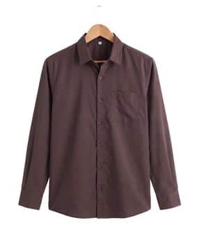 tigersnake Men Regular Fit Shirt with Patch Pocket-picture-14