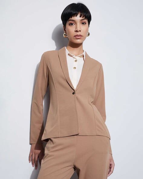 CODE by Lifestyle Notched Lapel Single-Breasted Blazers
